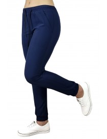 Dámske zdravotné jogger nohavice REGULAR FIT modré