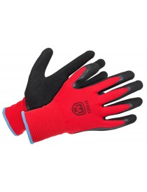 Pracovné rukavice MANOS BENNON červeno/čierne