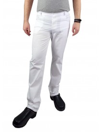 Pánske zdravotnícke nohavice CLASSIC biele