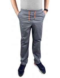 Pánske elastické nohavice SLIM šedé