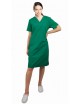 Dámske zdravotnícke šaty  zelené 03 SKLADOM