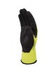 Pracovné polyesterové rukavice DPVV733 DELTAPLUS žltočierne