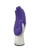 Pracovné polyesterové rukavice DPVV733 DELTAPLUS bielo-fialové
