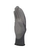 Pracovné polyesterové pletené rukavice DPVE702PG DELTAPLUS sivé