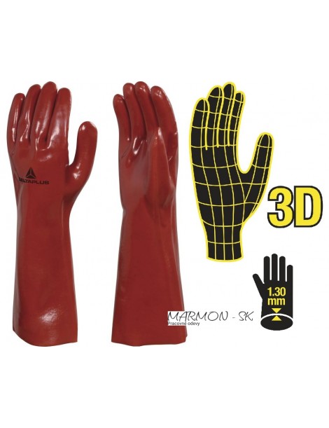 Pracovné rukavice PVCC400 DELTAPLUS