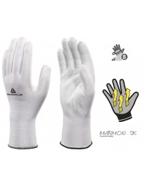 Pracovné protiporezné rukavice  VENICUT32 DELTAPLUS biele