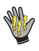 Pracovné protiporezné rukavice  VENICUT32 DELTAPLUS žlté