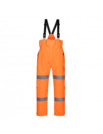 Reflexné nohavice na traky S594 PORTWEST oranžové