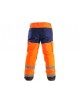 Zateplené reflexné nohavice CXS CARDIFF oranžové
