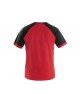 Pánske tričko OLIVER CXS  červeno-čierne