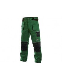 Montérkové nohavice do pasa CXS ORION TEODOR zeleno-čierne