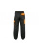 Pracovné nohavice do pása CXS LUXY JOSEF  čierno-oranžové