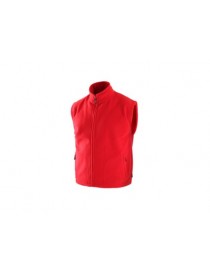 Pánska fleecová vesta CXS UTAH  červená