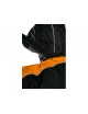 Zateplená bunda CXS BRIGHTON  čierno-oranžová