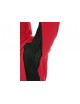 Zateplená softshellová bunda CXS VEGAS červeno-čierna