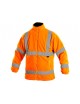 Reflexná fleecová bunda CXS PRESTON  oranžová
