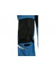 Montérkové strečové nohavice s trakmi CXS STRETCH modro/čierne
