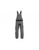 Montérkové strečové nohavice s trakmi CXS STRETCH  šedo/čierne