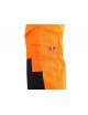 Reflexné nohavice na traky CXS NORWICH oranžovo-modré