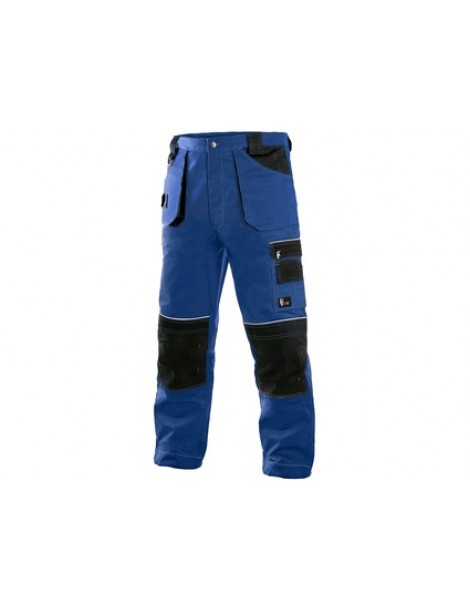 Montérkové nohavice do pása CXS ORION TEODOR  modro-čierne