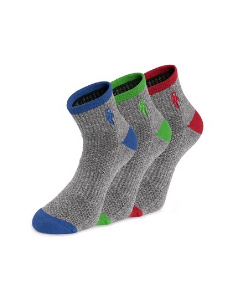 Ponožky CXS PACK, šedé, 3 páry