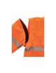 Zateplená reflexná bunda CXS LEEDS oranžová