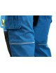 Dámske montérkové strečové nohavice CXS STRETCH  modro/čierne