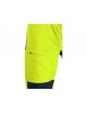 Letné reflexné nohavice na traky CXS HALIFAX  žlto-modré