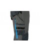 Pánske strečové nohavice CXS NAOS šedo-modré