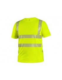 Pánske výstražné tričko CXS BANGOR žlté