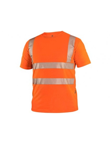 Pánske výstražné tričko CXS BANGOR oranžové