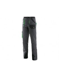 Dámske pracovné nohavice do pása CXS SIRIUS AISHA  šedo-zelené