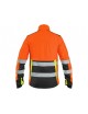 Reflexná bunda CXS BENSON, softshell, oranžovo - čierna
