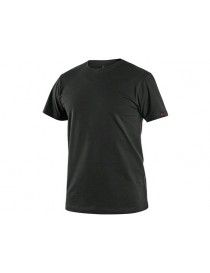 Pánske tričko CXS NOLAN, krátky rukáv, čierne