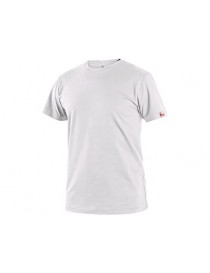 Pánske tričko CXS NOLAN, krátky rukáv, biele