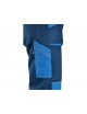 Nohavice s náprsenkou CXS LUXY ROBIN, pánské, modro-modré