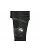 Nohavice CXS LEONIS, pánské, černé s šedými doplňky