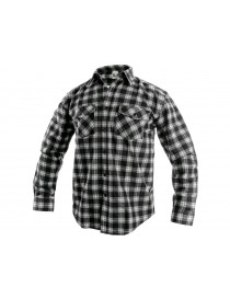 Pánska košeľa  CXS TOM, šedo - čierna