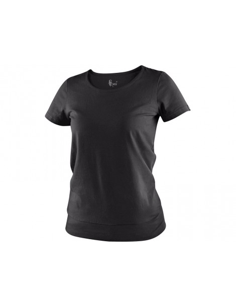 Tričko CXS EMILY, dámské, krátký rukáv, černá