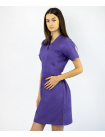 Dámske zdravotnícke šaty OLA fialové SKLADOM